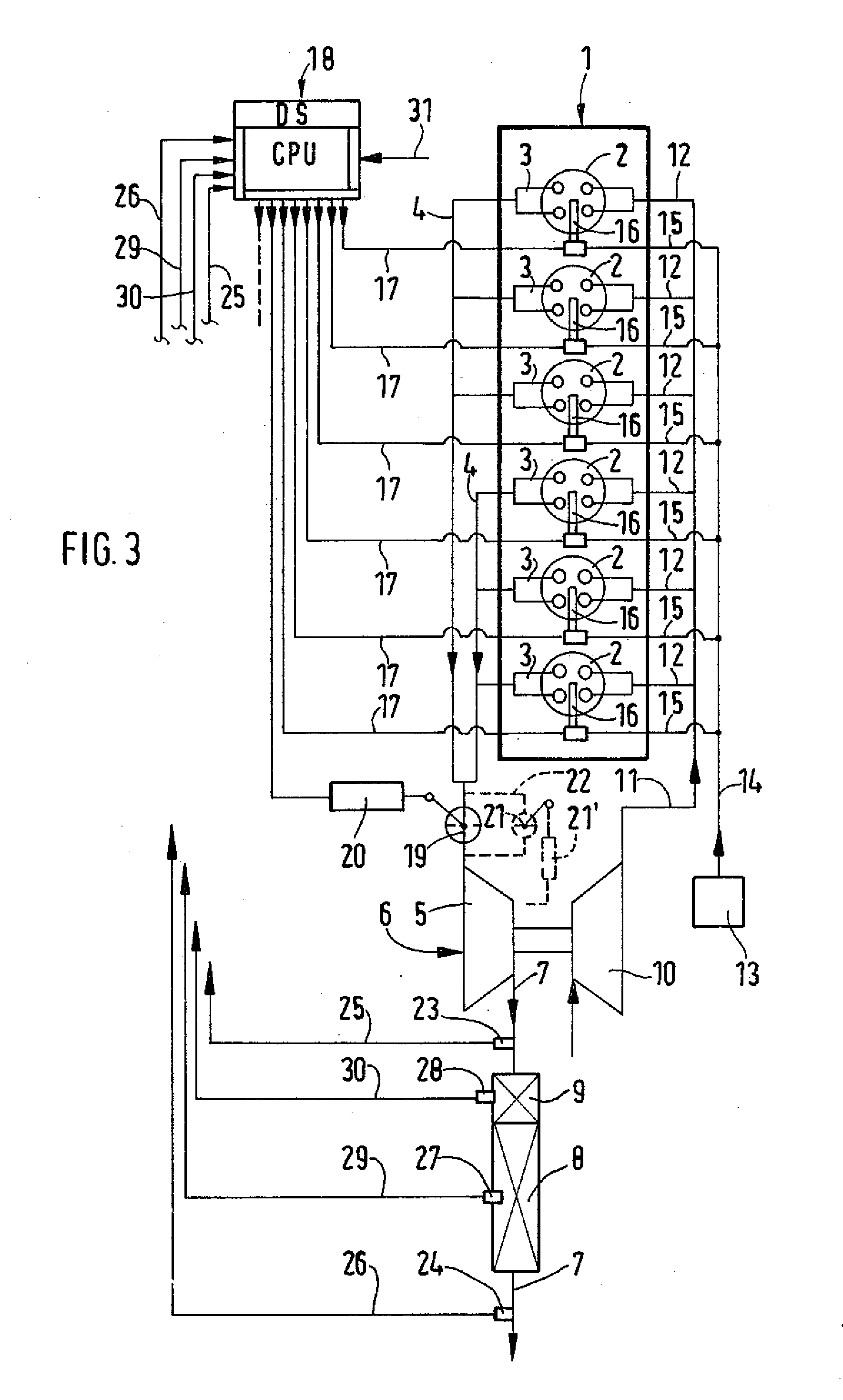 Method For The Regeneration Of A Particle Filter Installed In The Exhaust Gas Train Of A Vehicular Diesel Engine