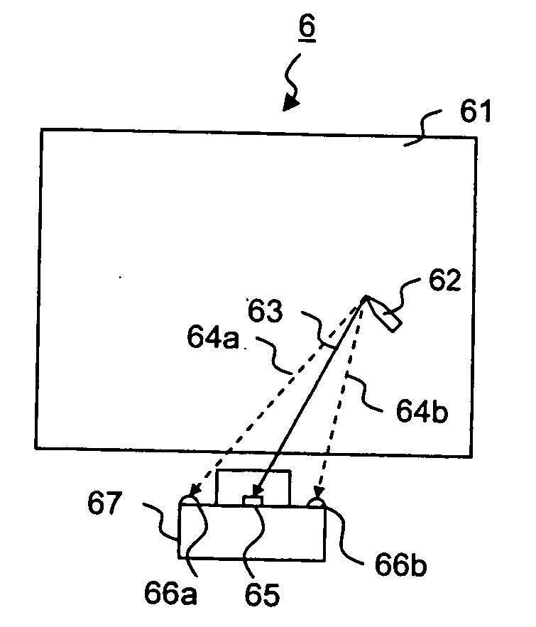 Electronic pen having an ultrasonic wave controller