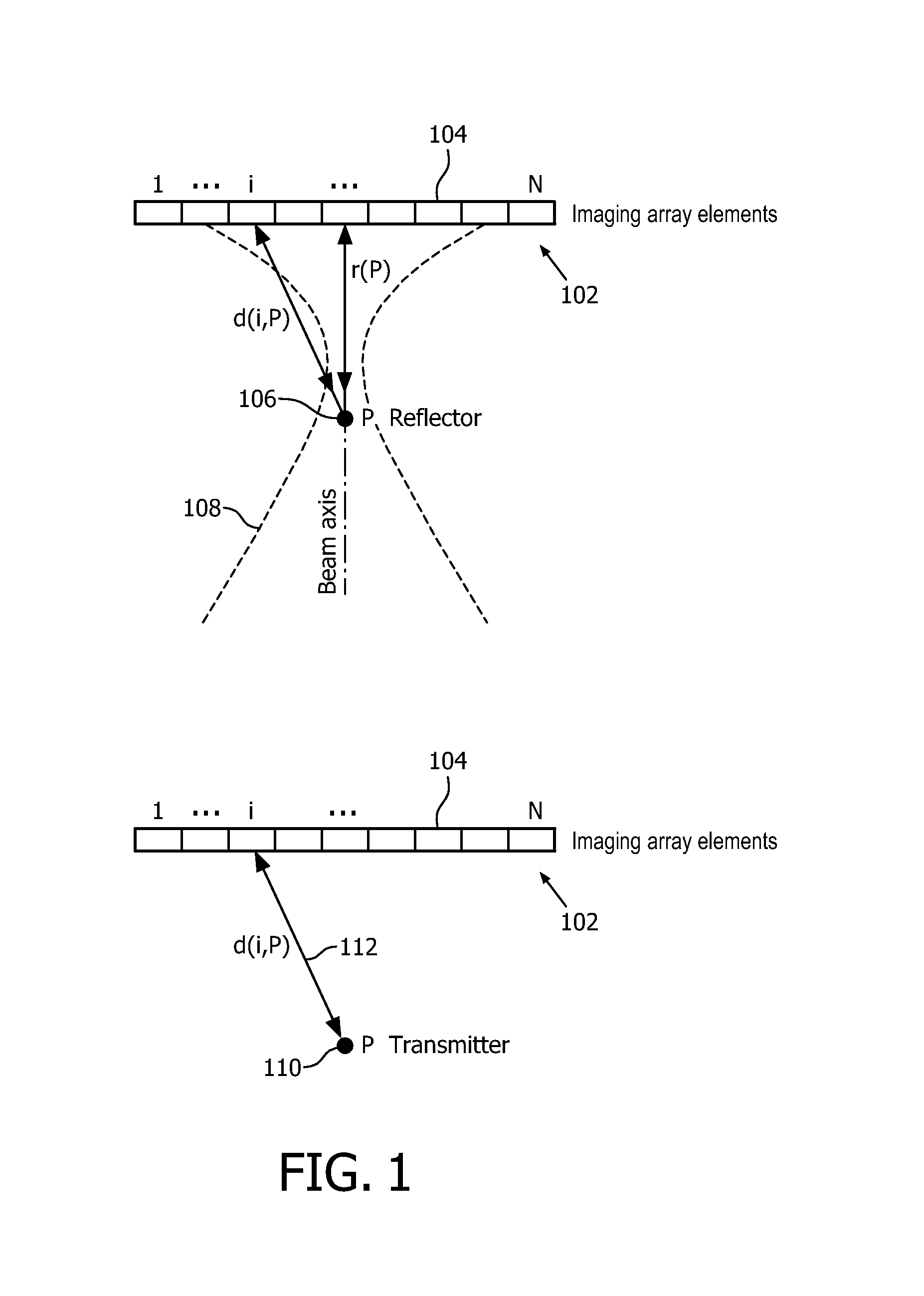 Ultrasonic tracking of ultrasound transducer(s) aboard an interventional tool