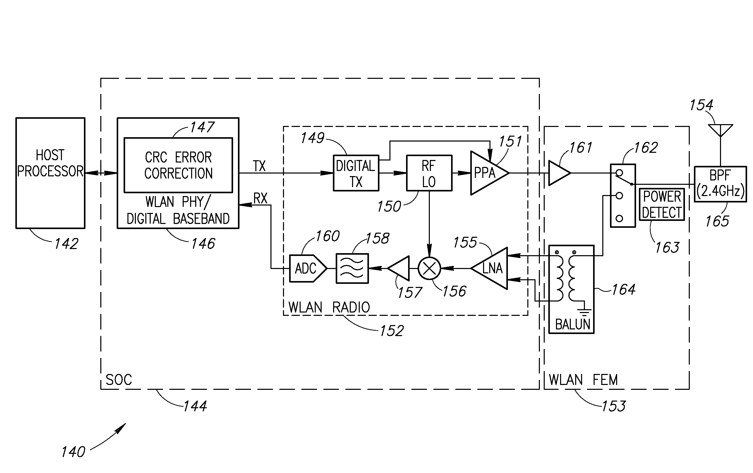 Range Extension and Noise Mitigation For Wireless Communication Links Utilizing a CRC Based Single and Multiple Bit Error Correction Mechanism