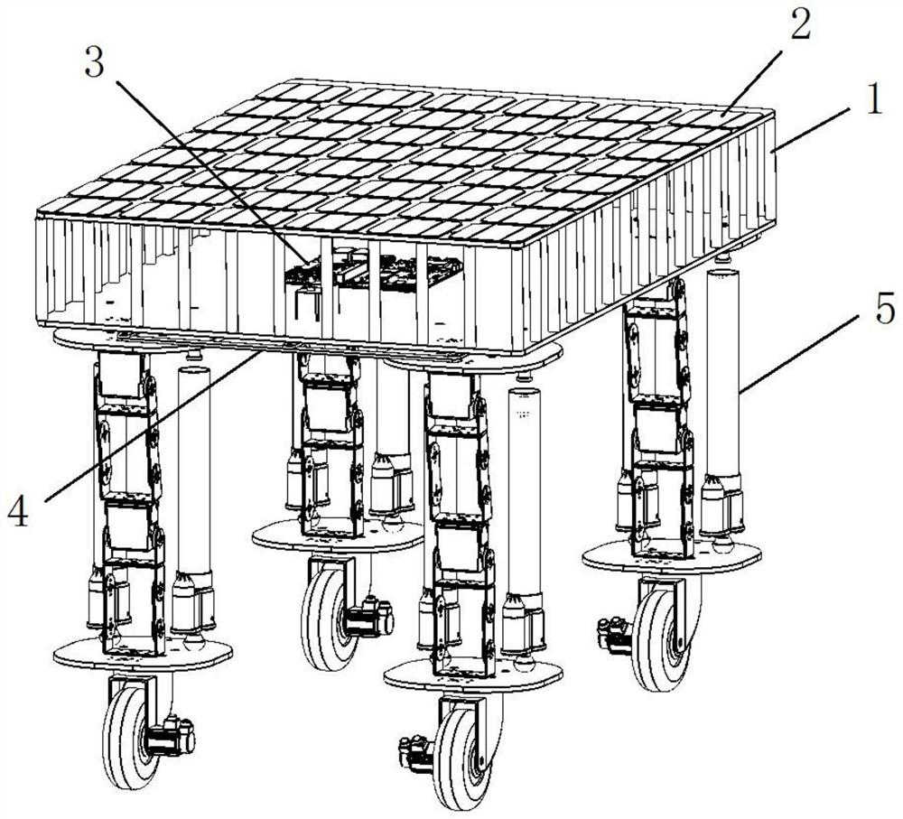 A wheel-leg hybrid quadruped robot