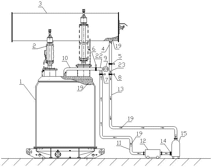 Main transformer gas relay online inspection device and method