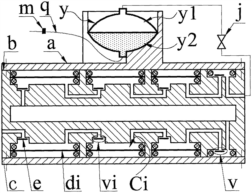 A step-by-step pressurized pneumatic infusion device