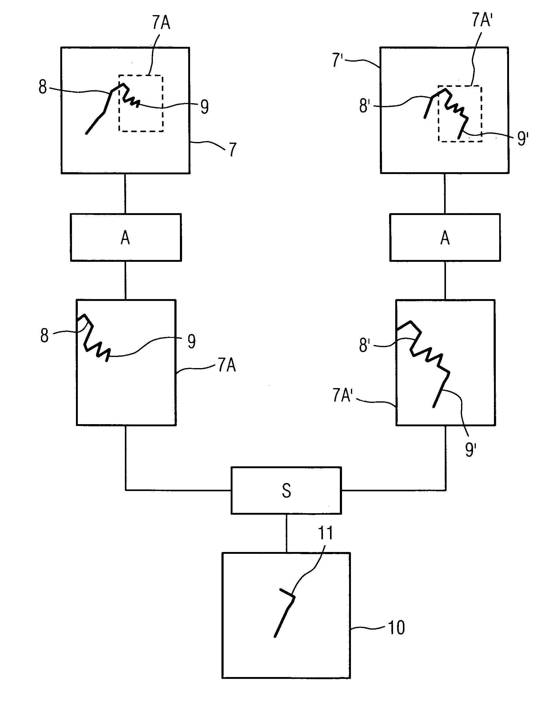 Method for the graphical representation of a medical instrument inserted at least partially into an object under examination