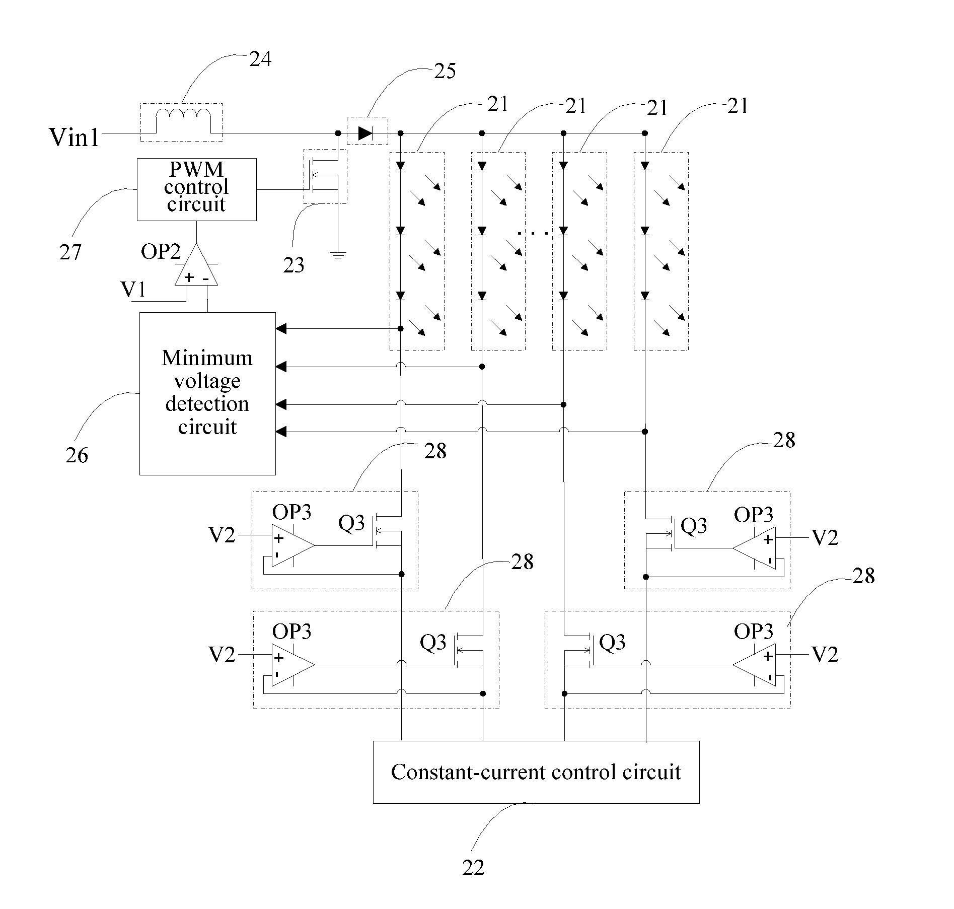 LED backlight drive circuit