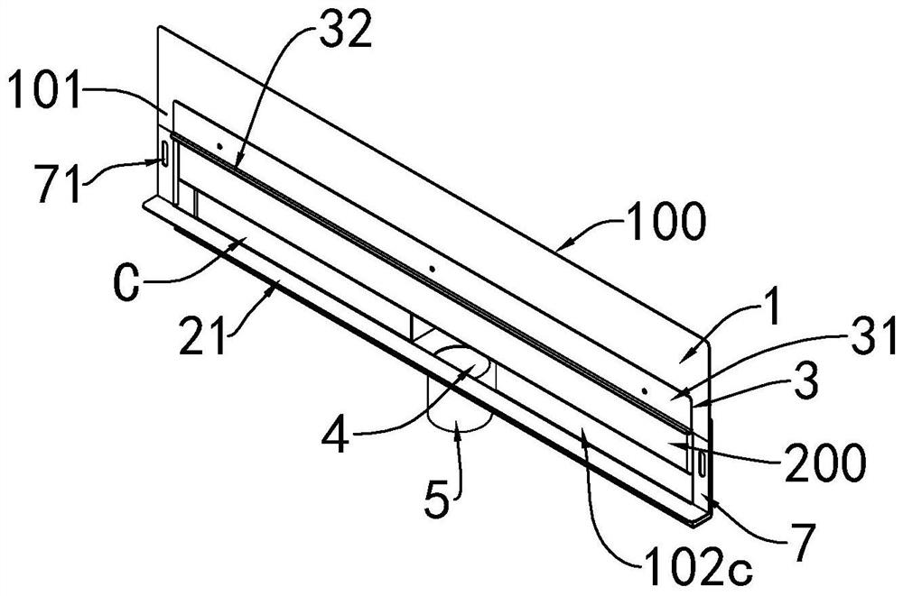 Hidden side wall floor drain