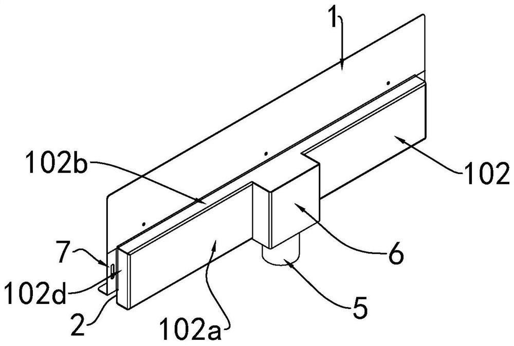 Hidden side wall floor drain