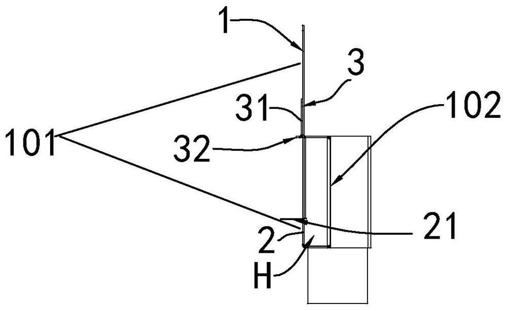 Hidden side wall floor drain