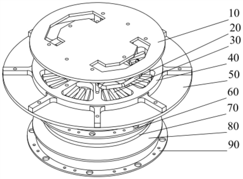 Cantilever beam probe card prepared by MEMS process and preparation method