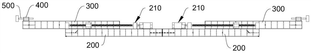 Wind power jacket inner container type mounting bracket