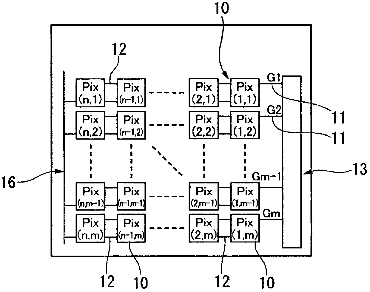 Display device, and method for producing array substrate for display device