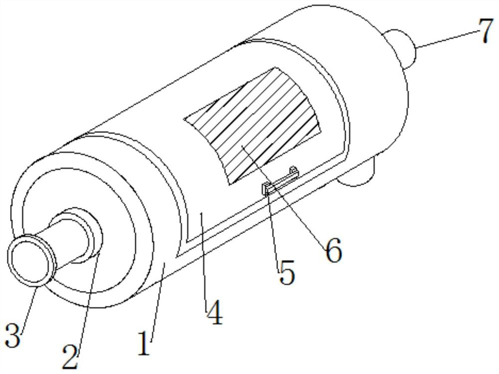 Sewage treatment device capable of discharging sludge