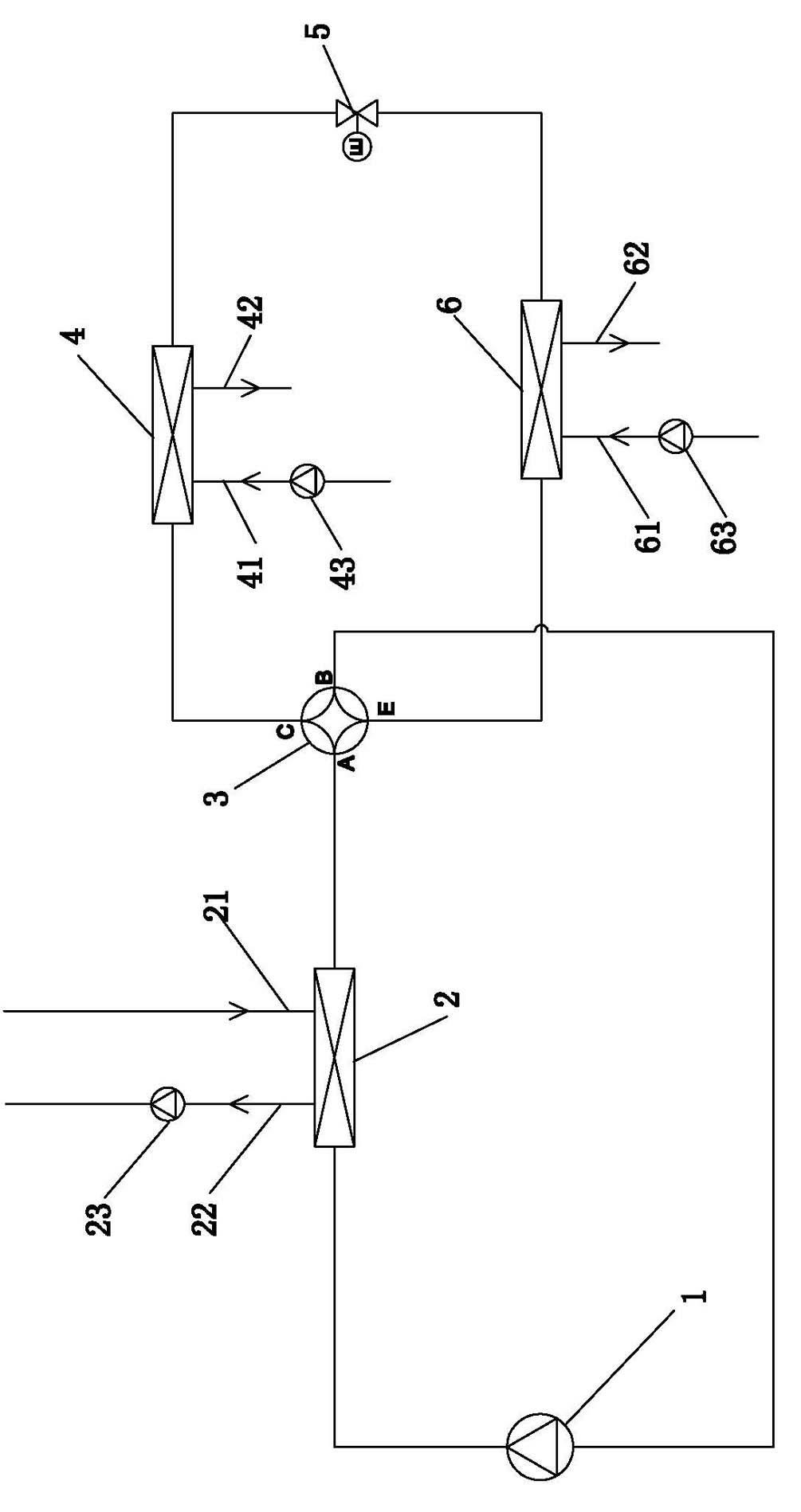 Air conditioning system capable of partial heat recovering and total heat recovering