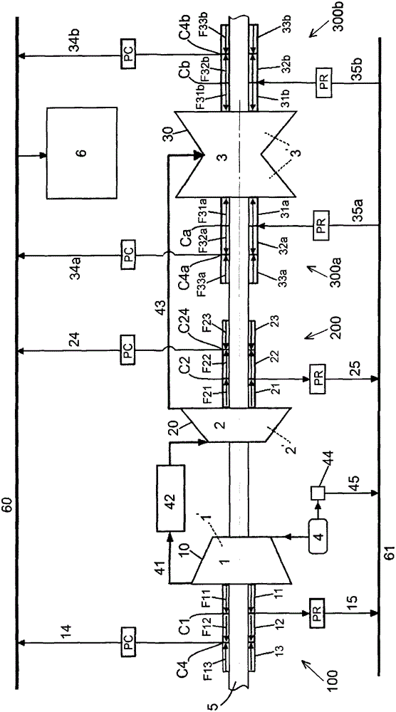 Installations including steam turbine modules for optimized efficiency