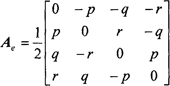 Quaternion Hartley approximate output method based on angular velocities for aircraft during extreme flight