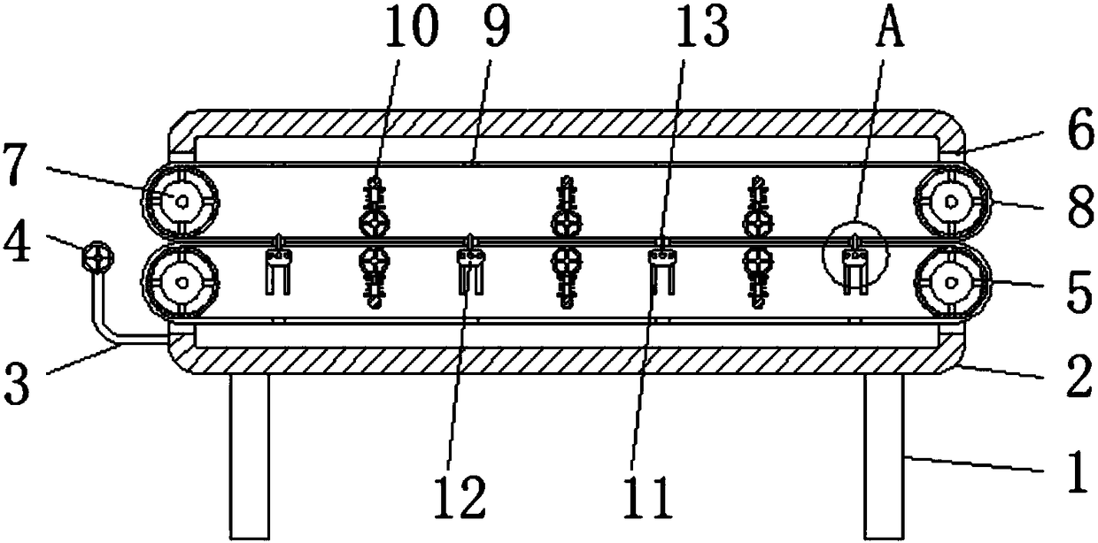 Automatic cutting device for textile cloth