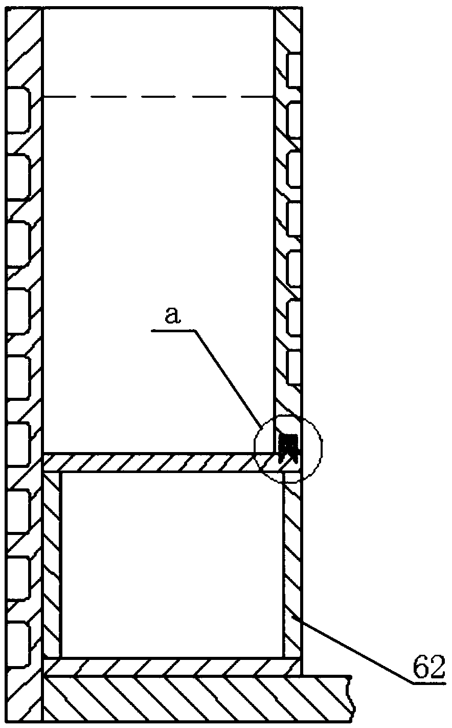 Device for simulating tsunami/gravity flow under super-gravity field