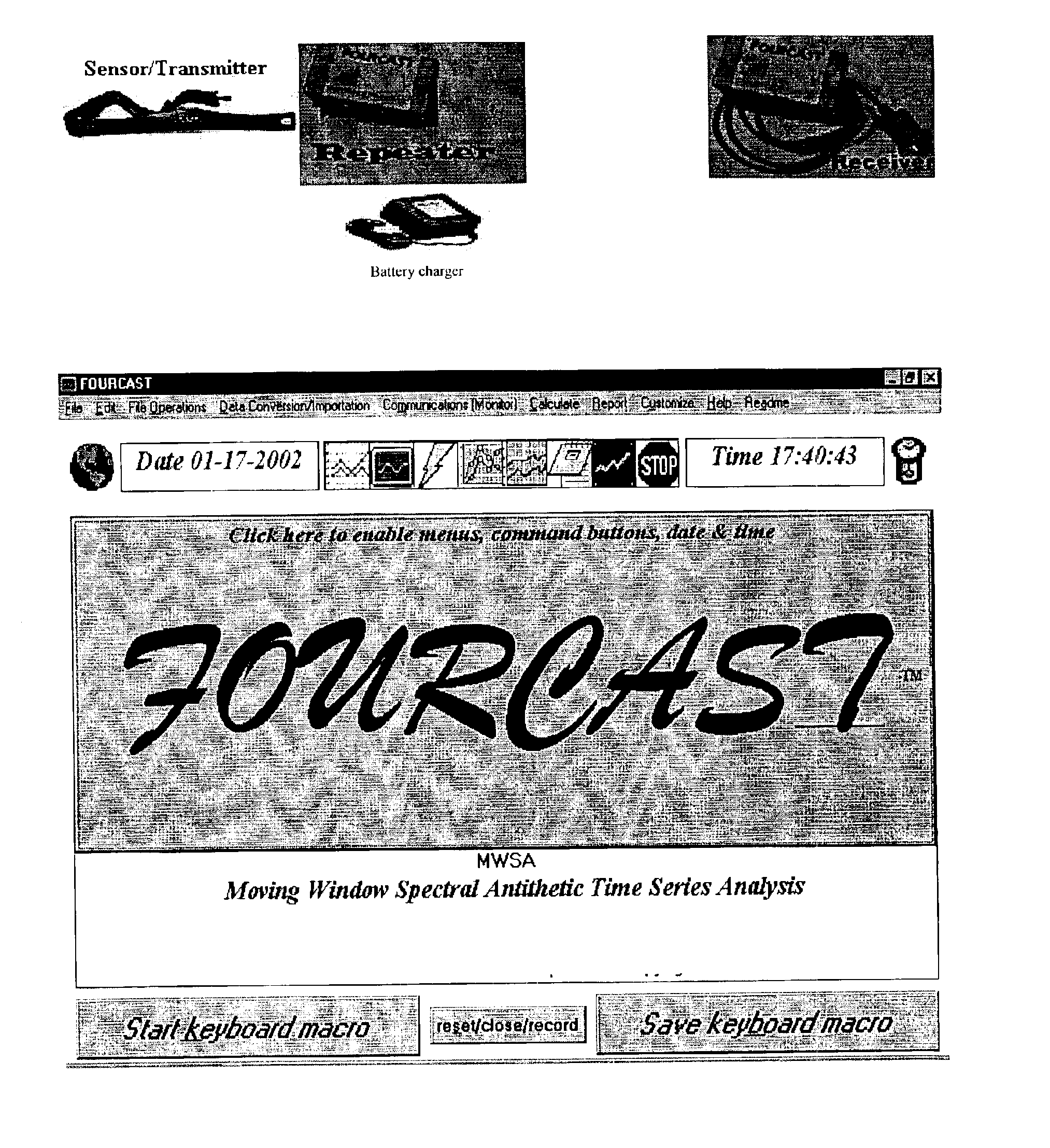 Computer powered wire(less) ultra-intelligent real-time monitor