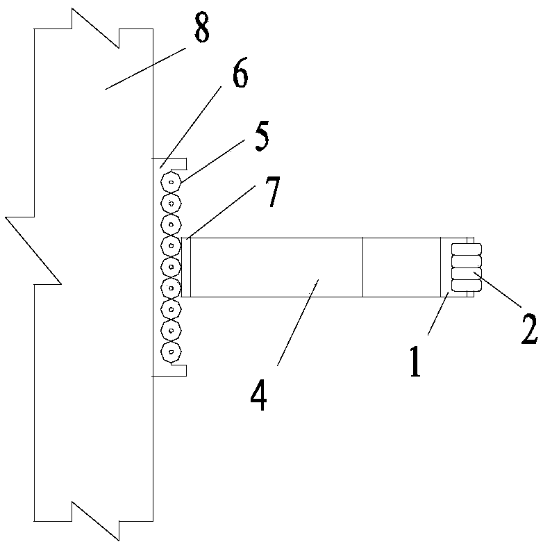 Suspension type ship collision preventing energy consuming device