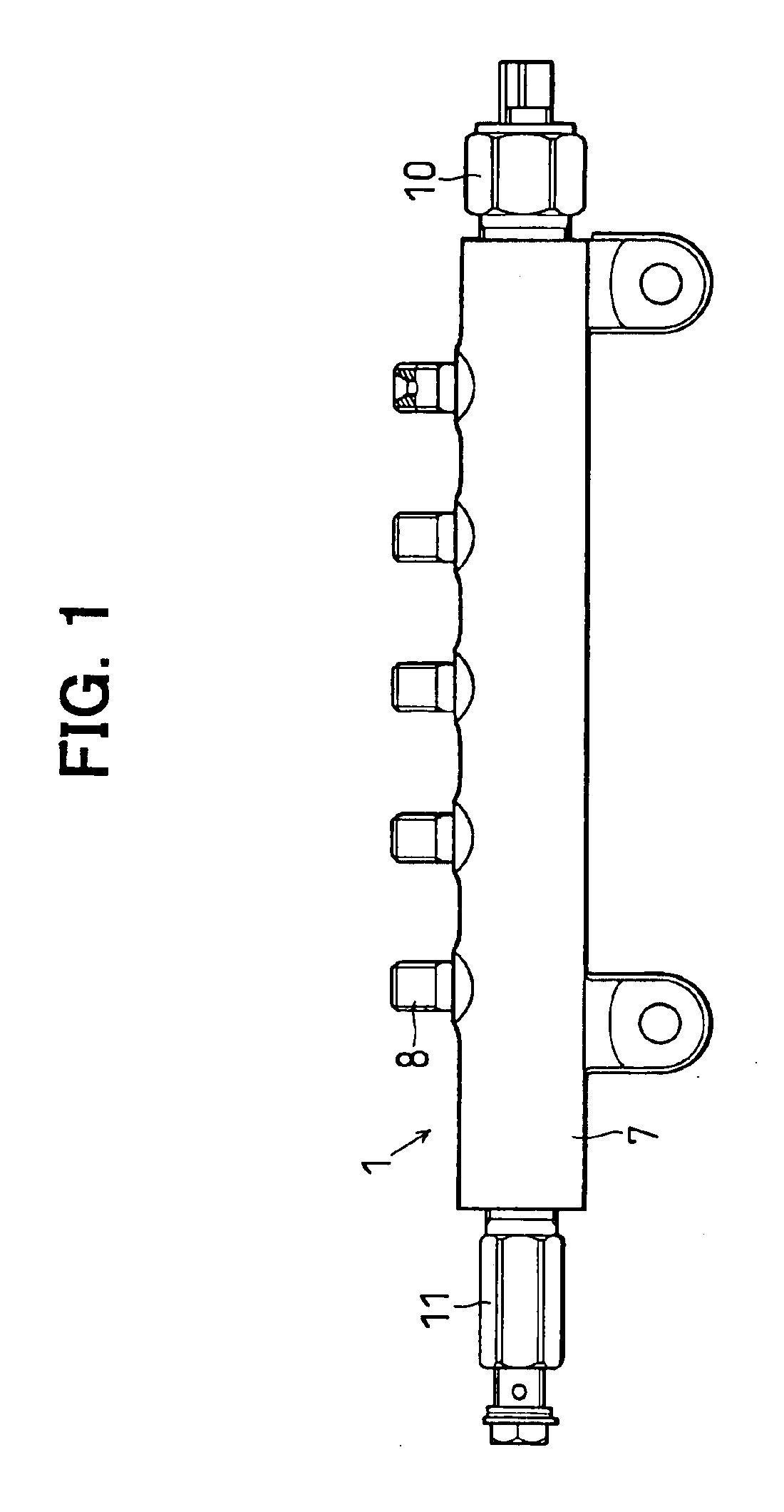 High pressure fuel accumulation device