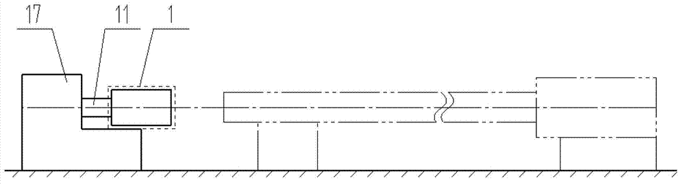 Warm type high-speed forming device for experiments