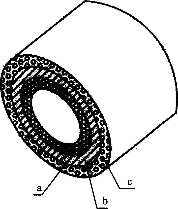 Tissue engineering complex grid shape stent forming method base on core dissolving technology