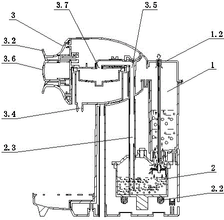 Water heating pressure cooker