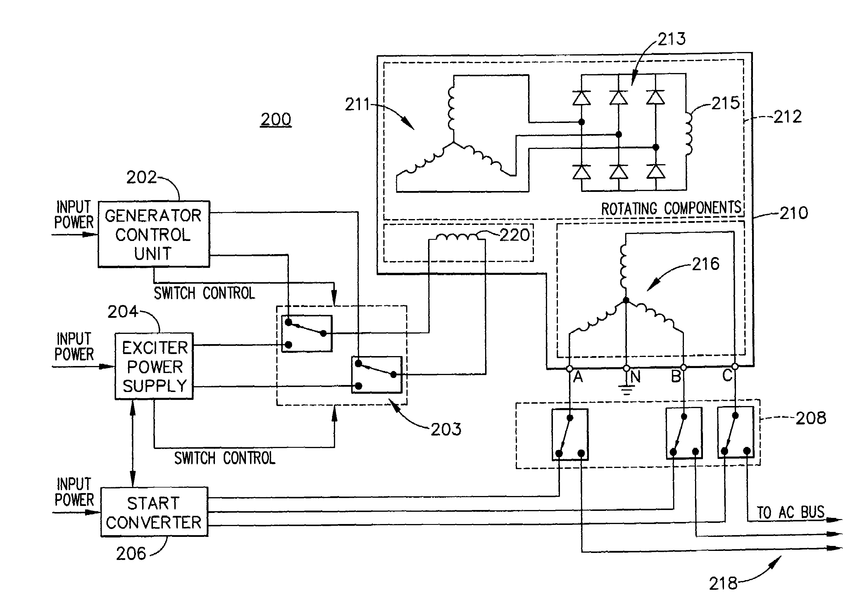 Adaptive position sensing method and apparatus for synchronous motor generator system