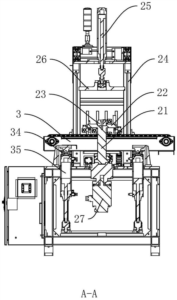 Hub welding production line