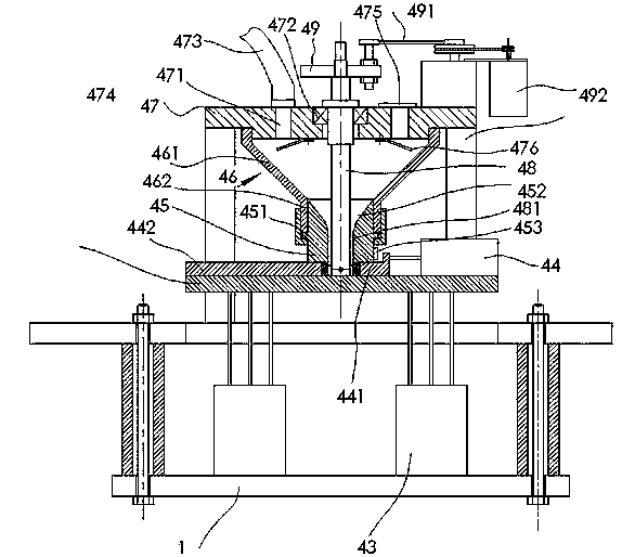 Automatic assembling device for needle roller bearing