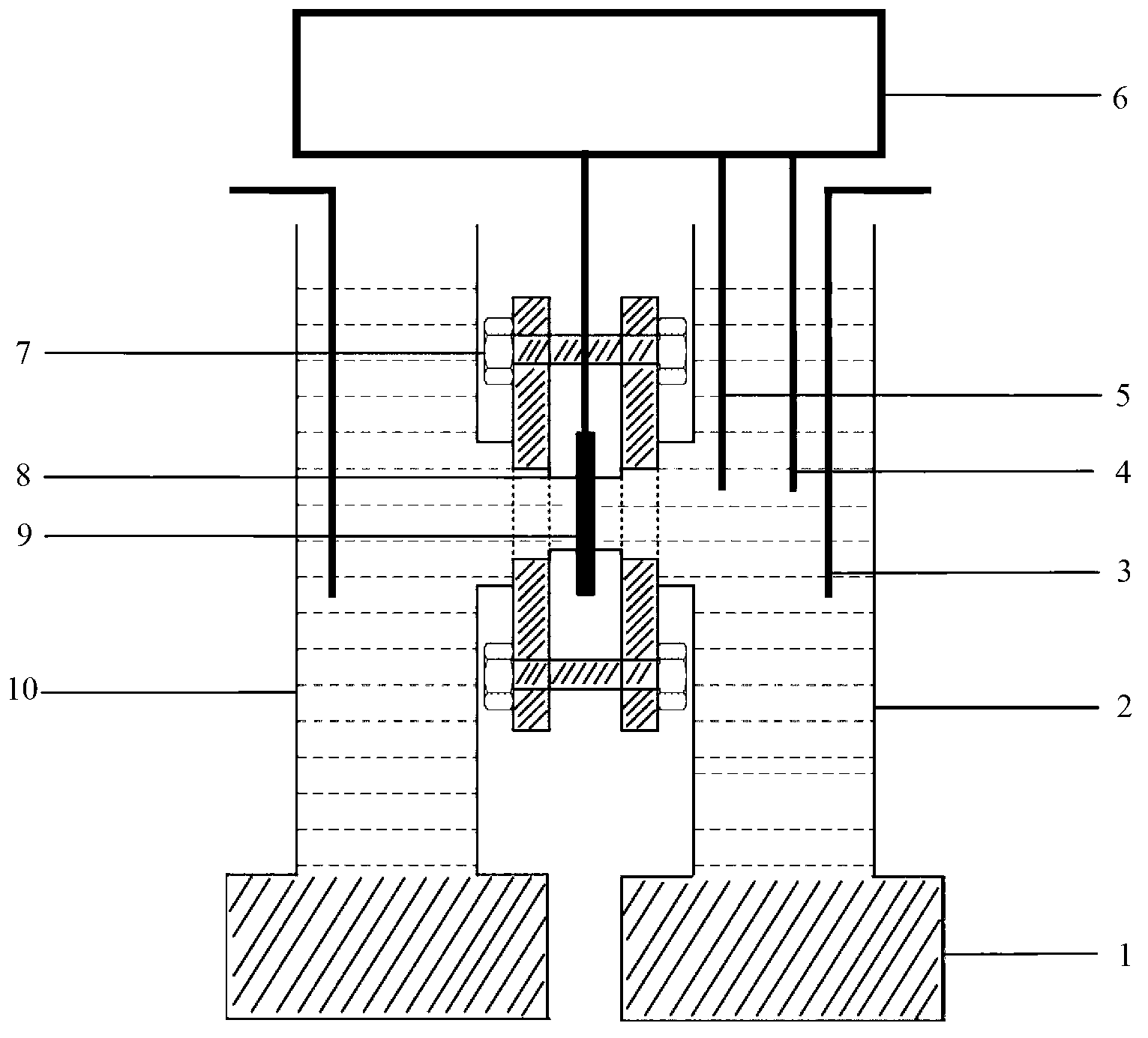 Deep-sea stress corrosion and seepage hydrogen experimental simulation device