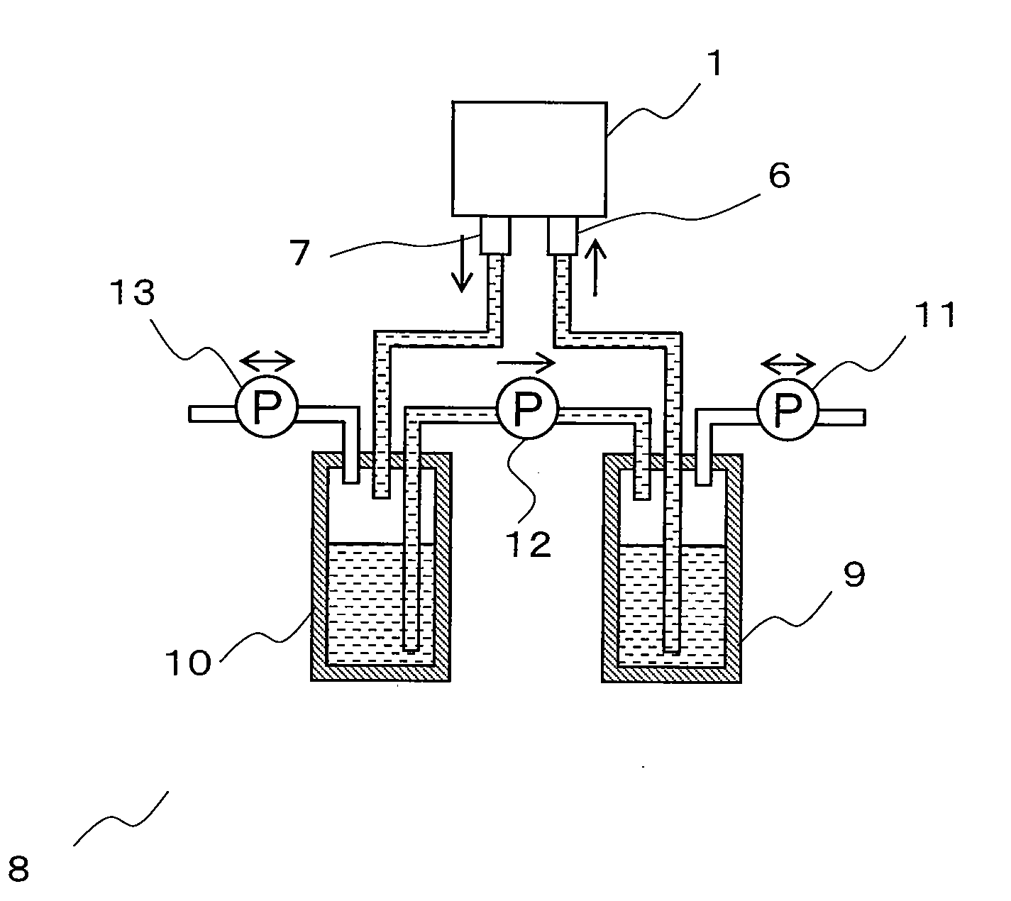 Ink jet apparatus and method of reducing crosstalk