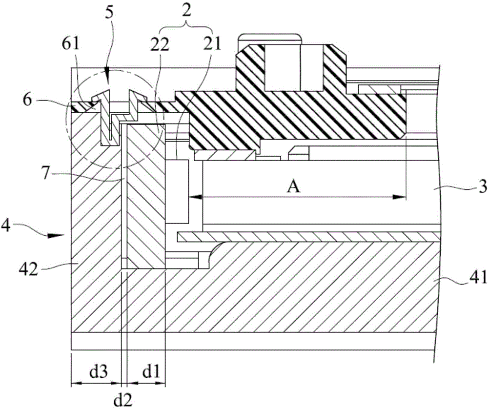 Framework device of backlight module and backlight module