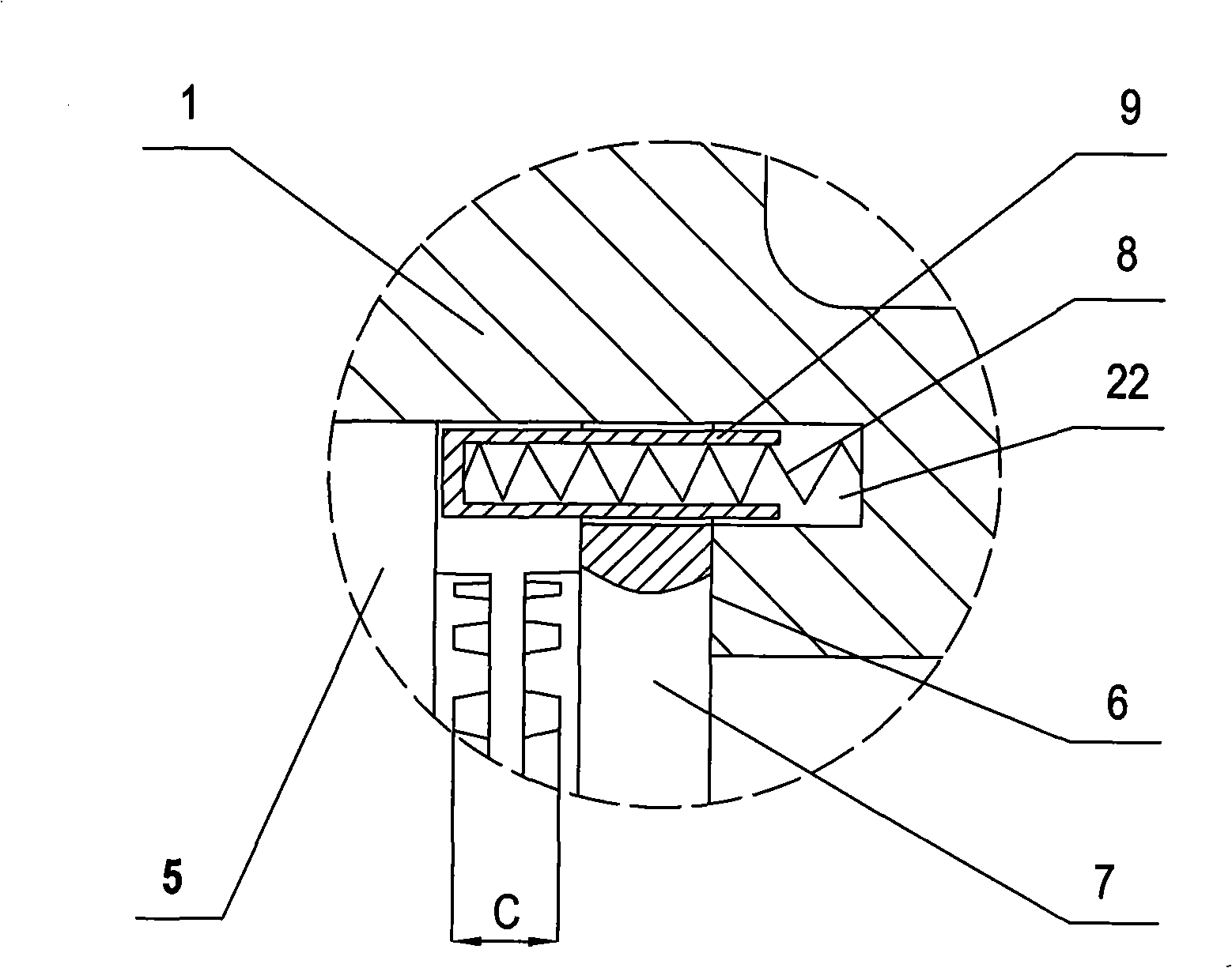 Transmitting ratio variable slip-limiting speed differentiator