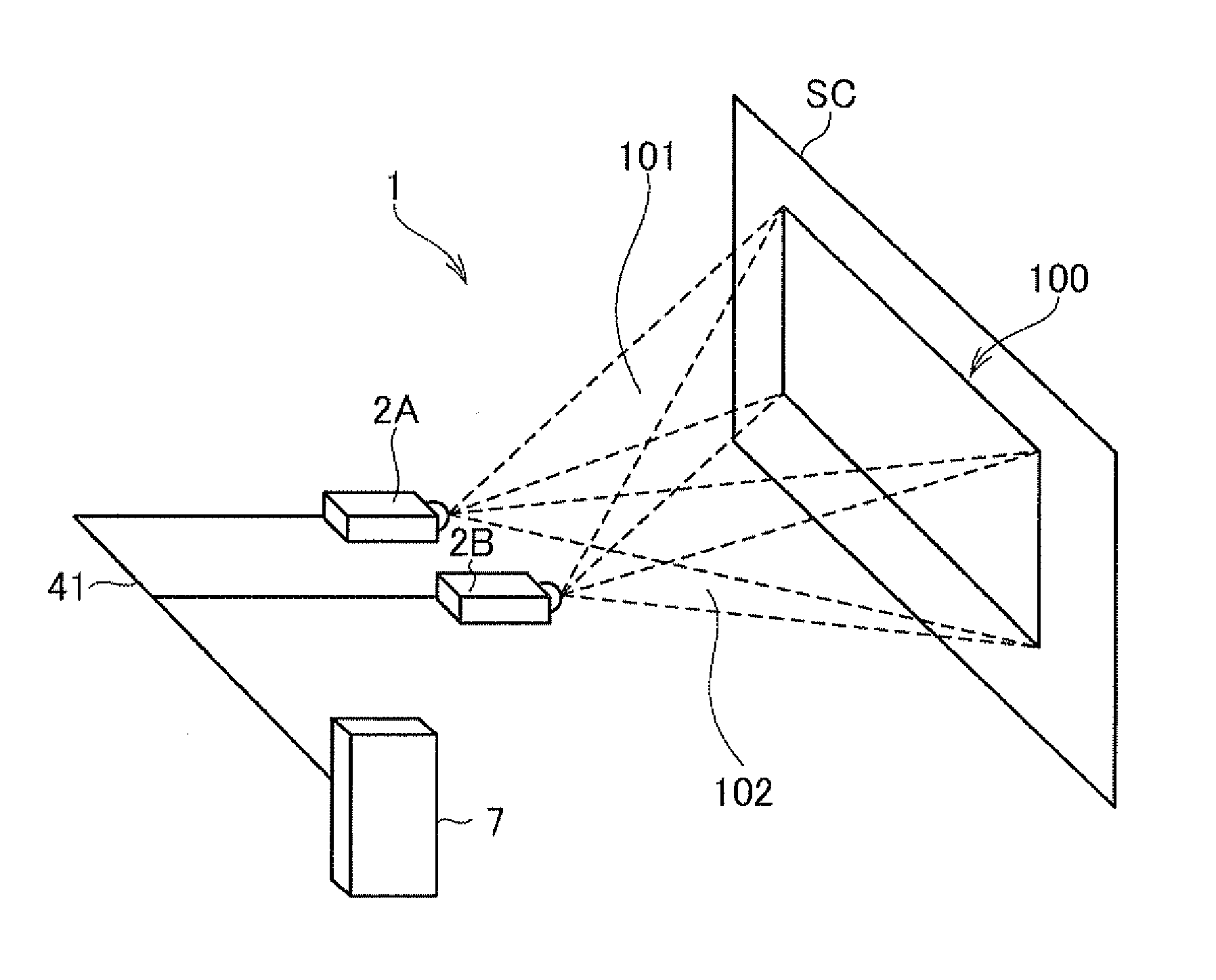 Projector and control method for the projector