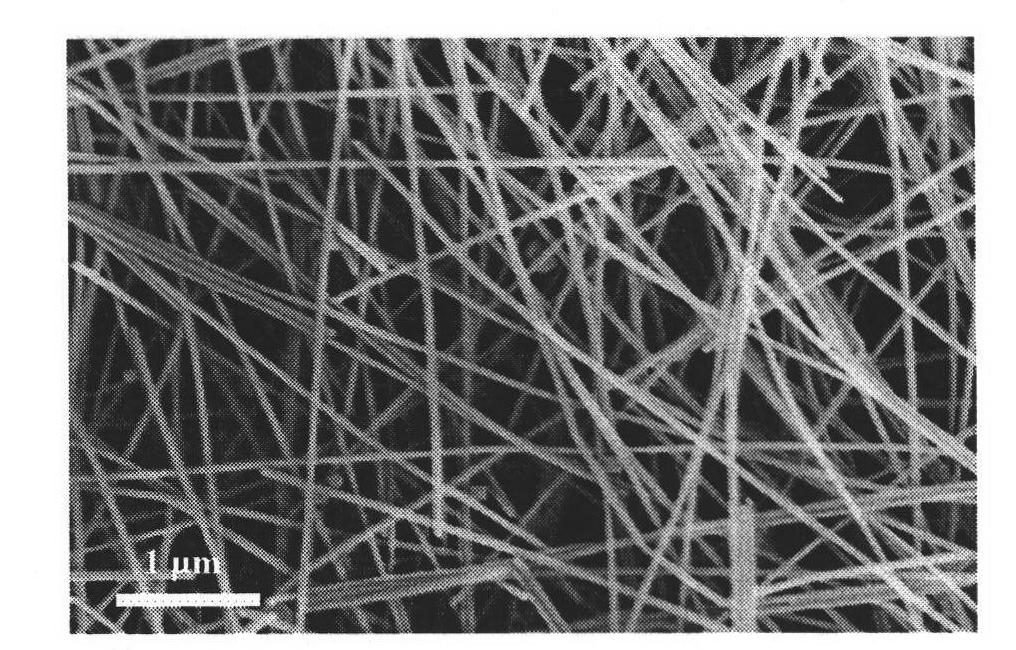 High-concentration fast preparation method for silver nanowires