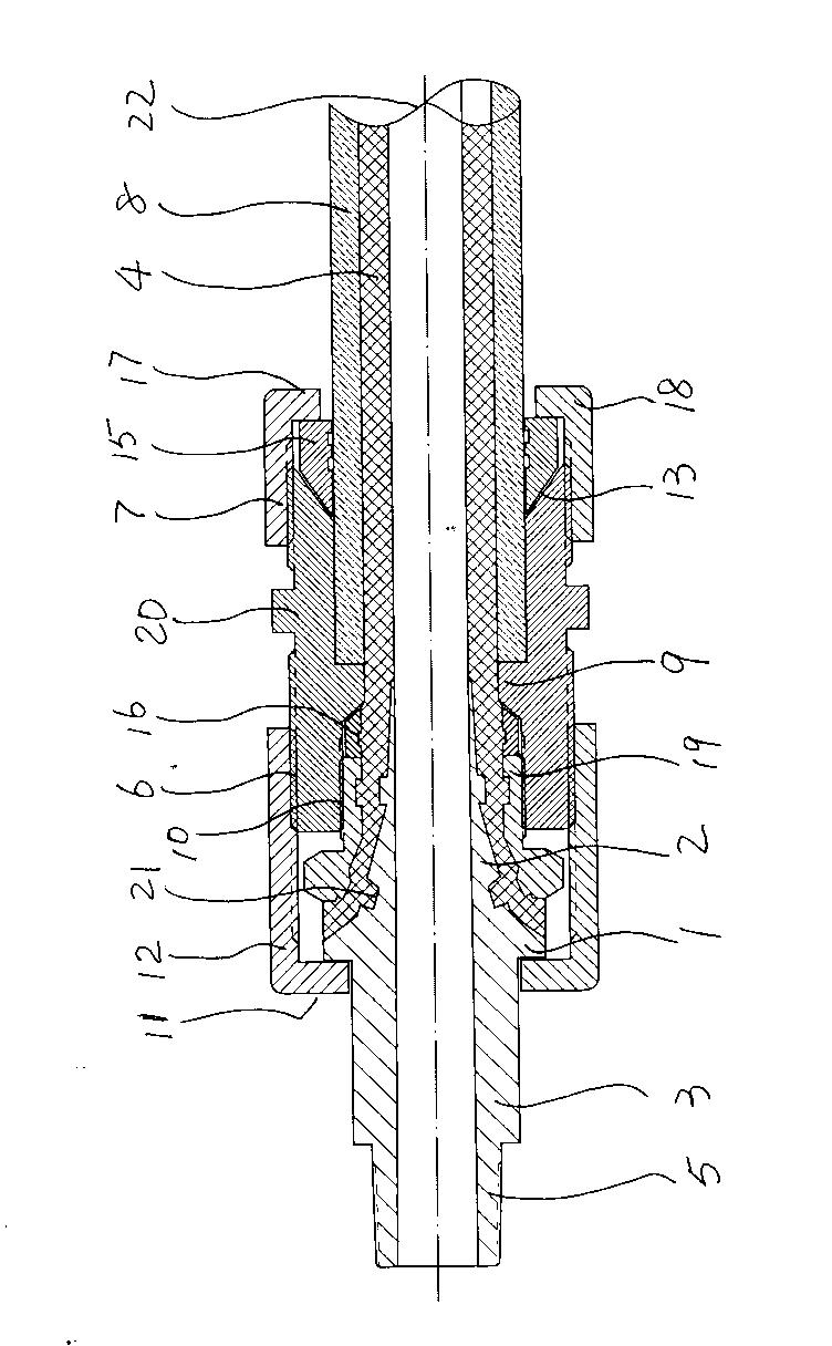 Fire resistant rubber pipe assembly