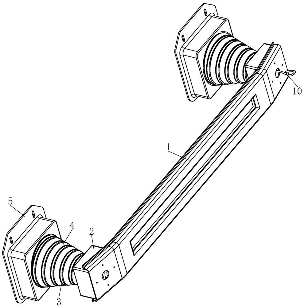 Bumper based on spring energy absorption and buffering