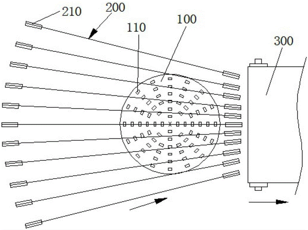 Blow-away type shell fabric expansion device