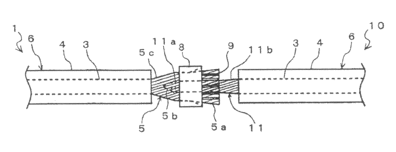 Conductor connection structure