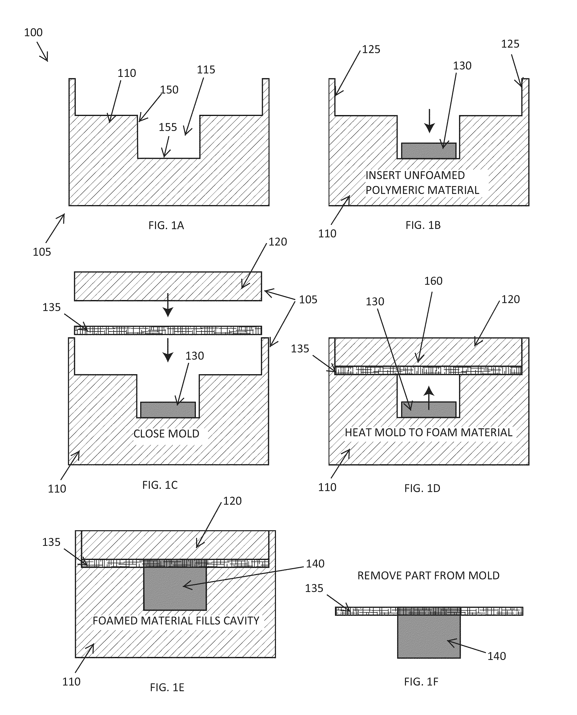 Foamed Parts Having a Fabric Component, and Systems and Methods for Manufacturing Same