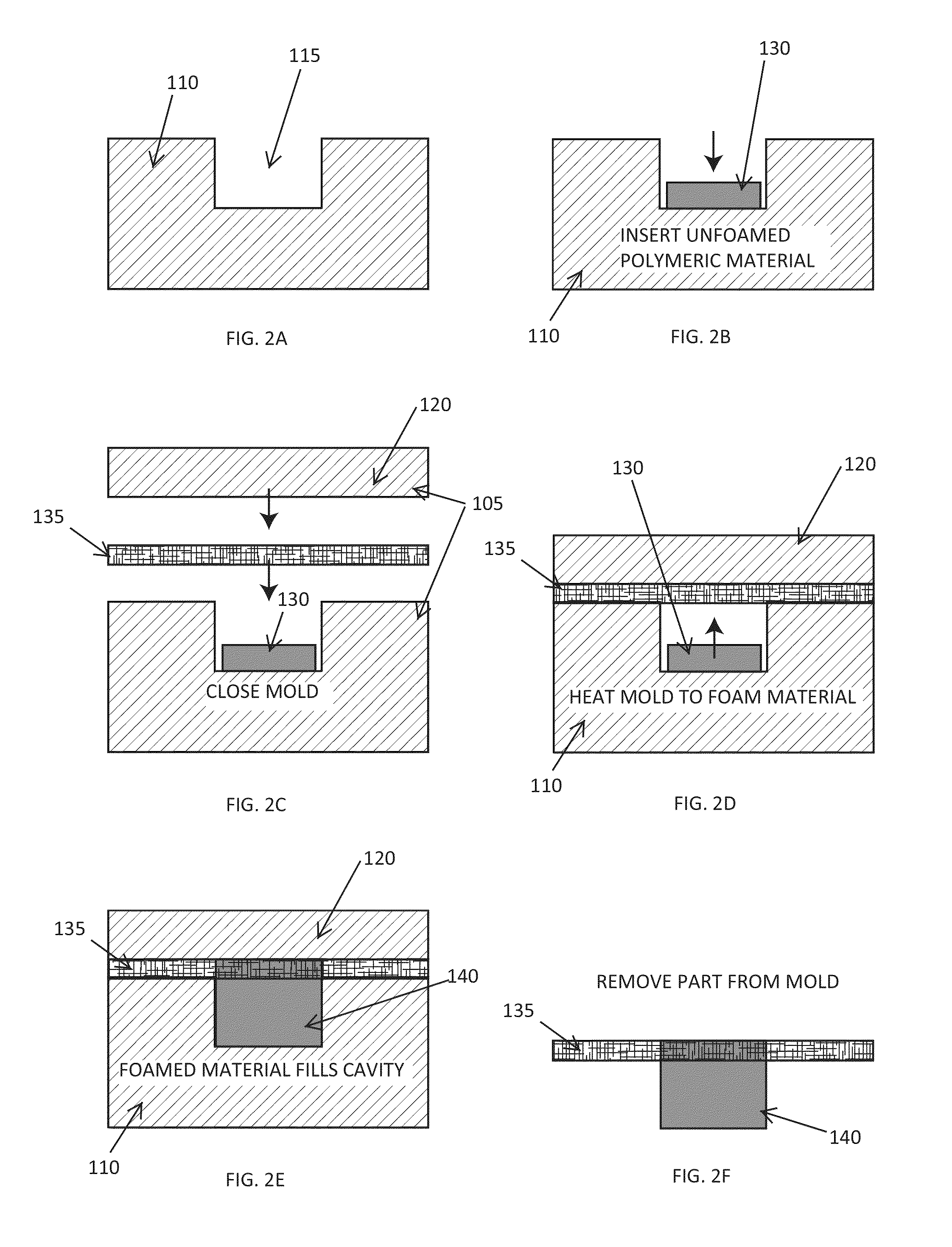 Foamed Parts Having a Fabric Component, and Systems and Methods for Manufacturing Same