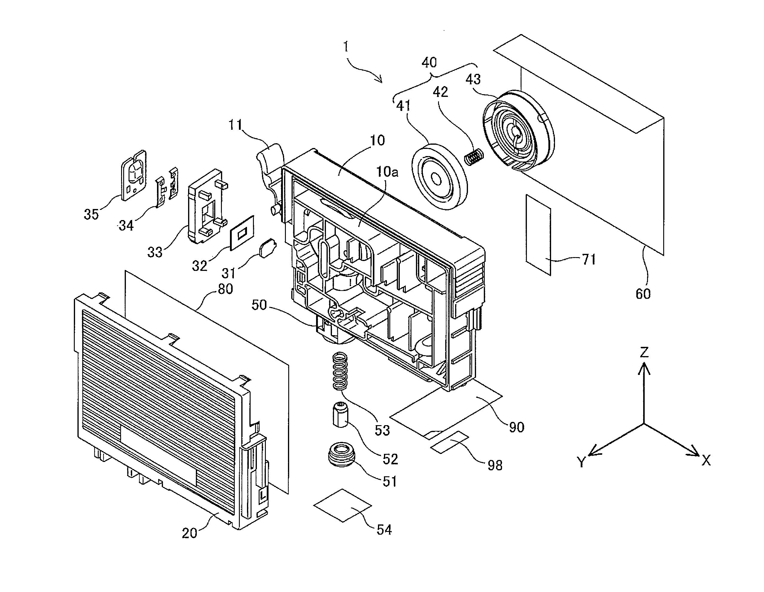 Liquid container, method of filling liquid into liquid container, and remanufacturing method of liquid container