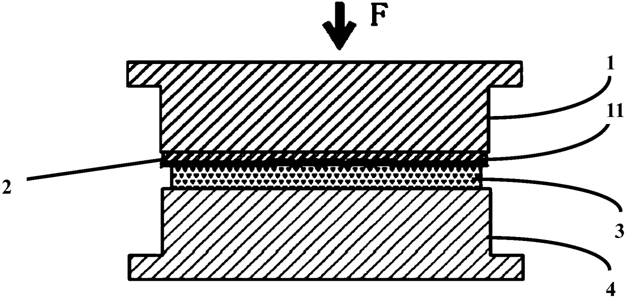 Optical element molding method based on graphene-like electrothermal film