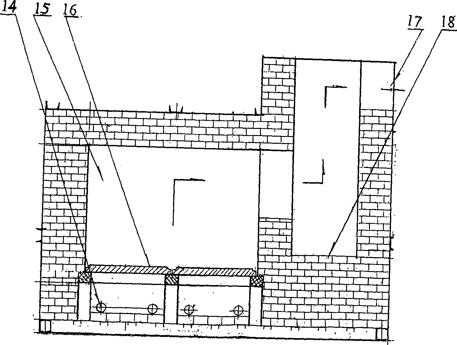 Hot-air furnace combined by combustion chamber and dustproof multi-stage heat exchanger with burning-resistant device