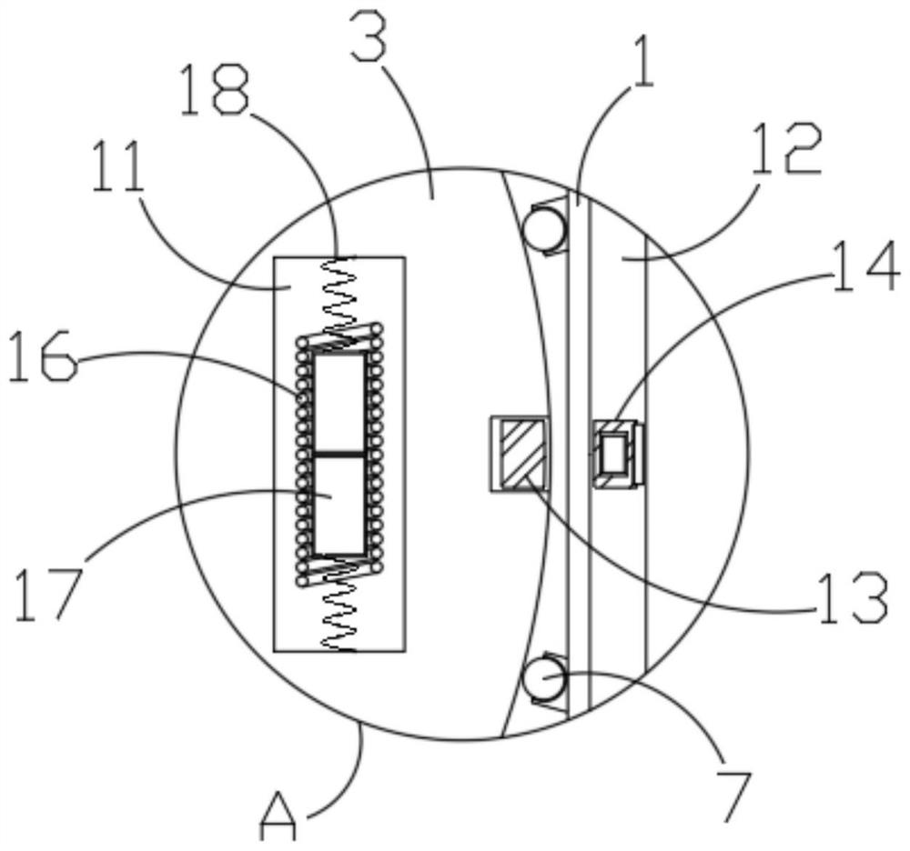 Anti-toppling test tube storage box for biotechnology