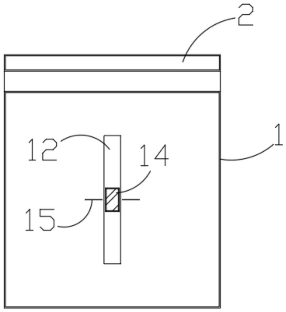 Anti-toppling test tube storage box for biotechnology