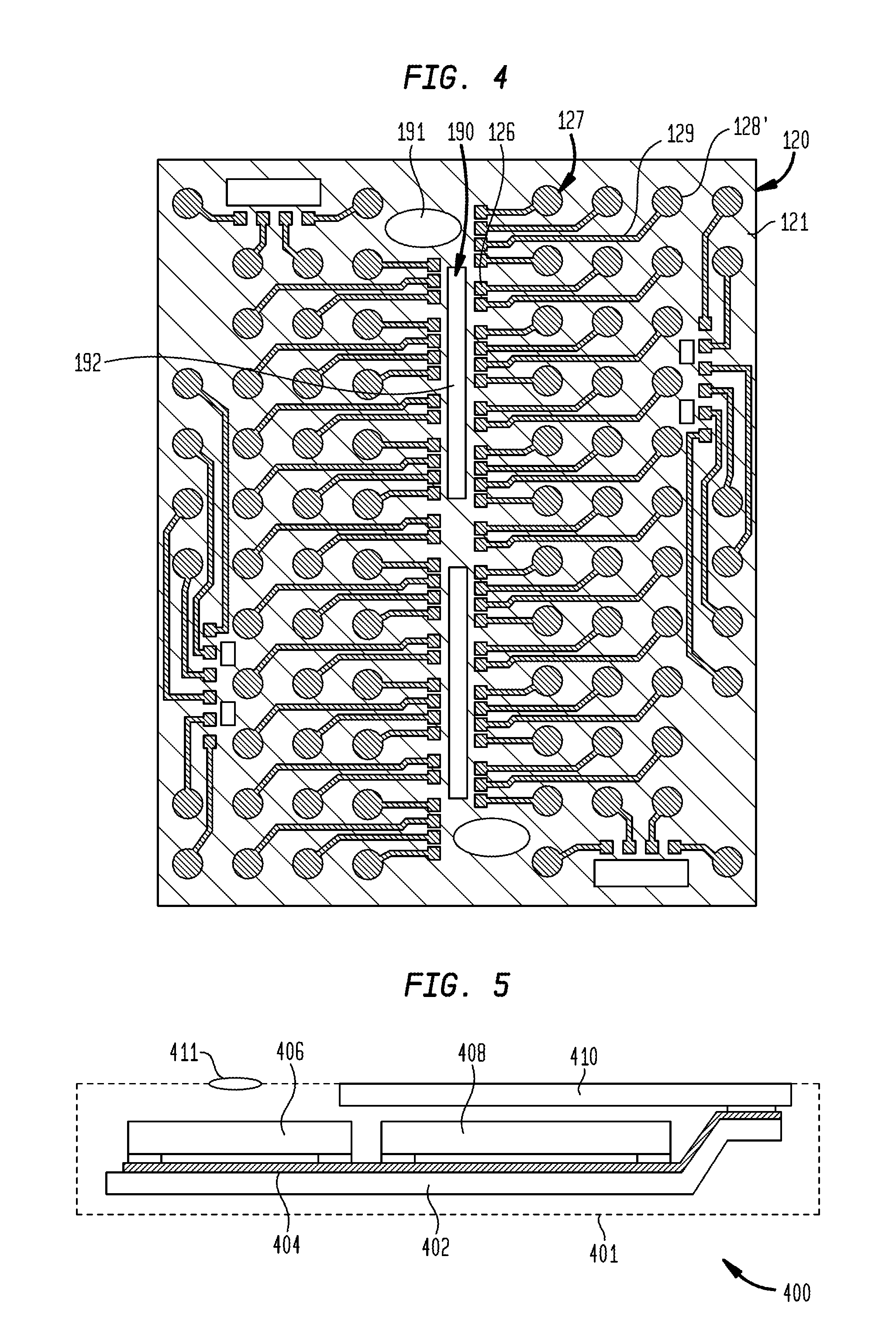 Flip chip package for DRAM with two underfill materials