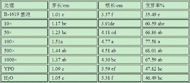 Application of bacillus amyloliquefaciens B-1619 in aspect of promoting growth of greenhouse vegetables