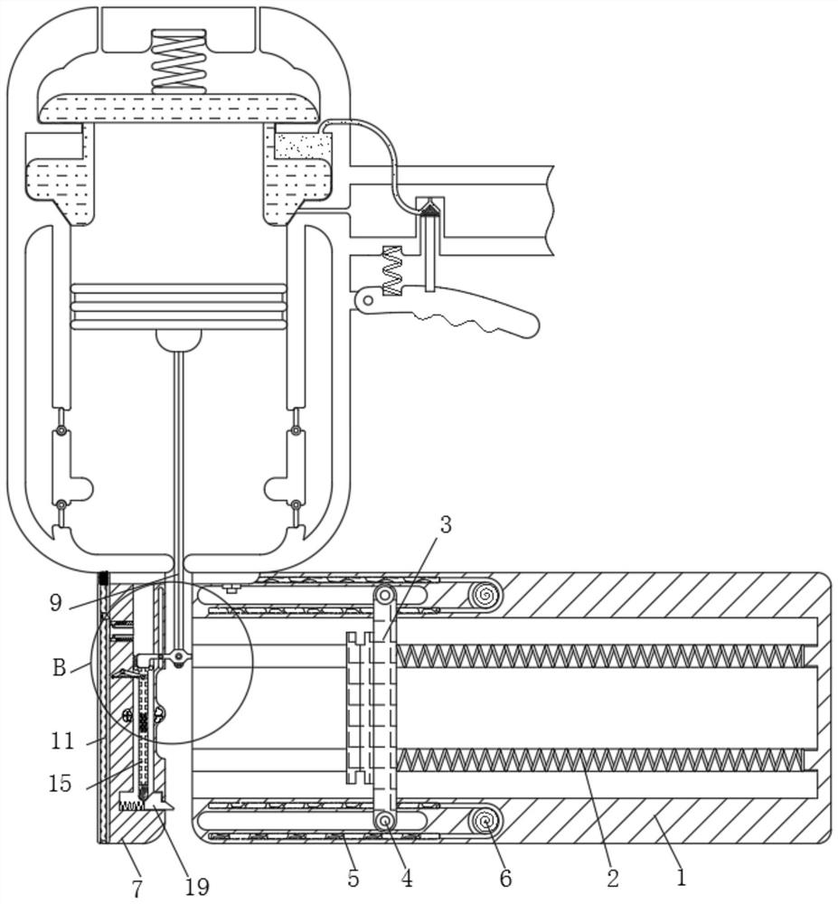 Nail shooting device for decoration with function of preventing nails from getting stuck